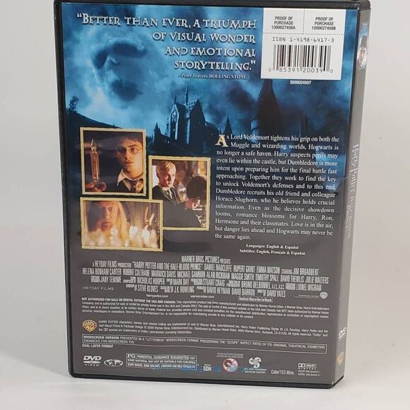 Harry Potter and THE HALF-BLOOD PRINCE [WS, DVD] - Picture 3 of 3